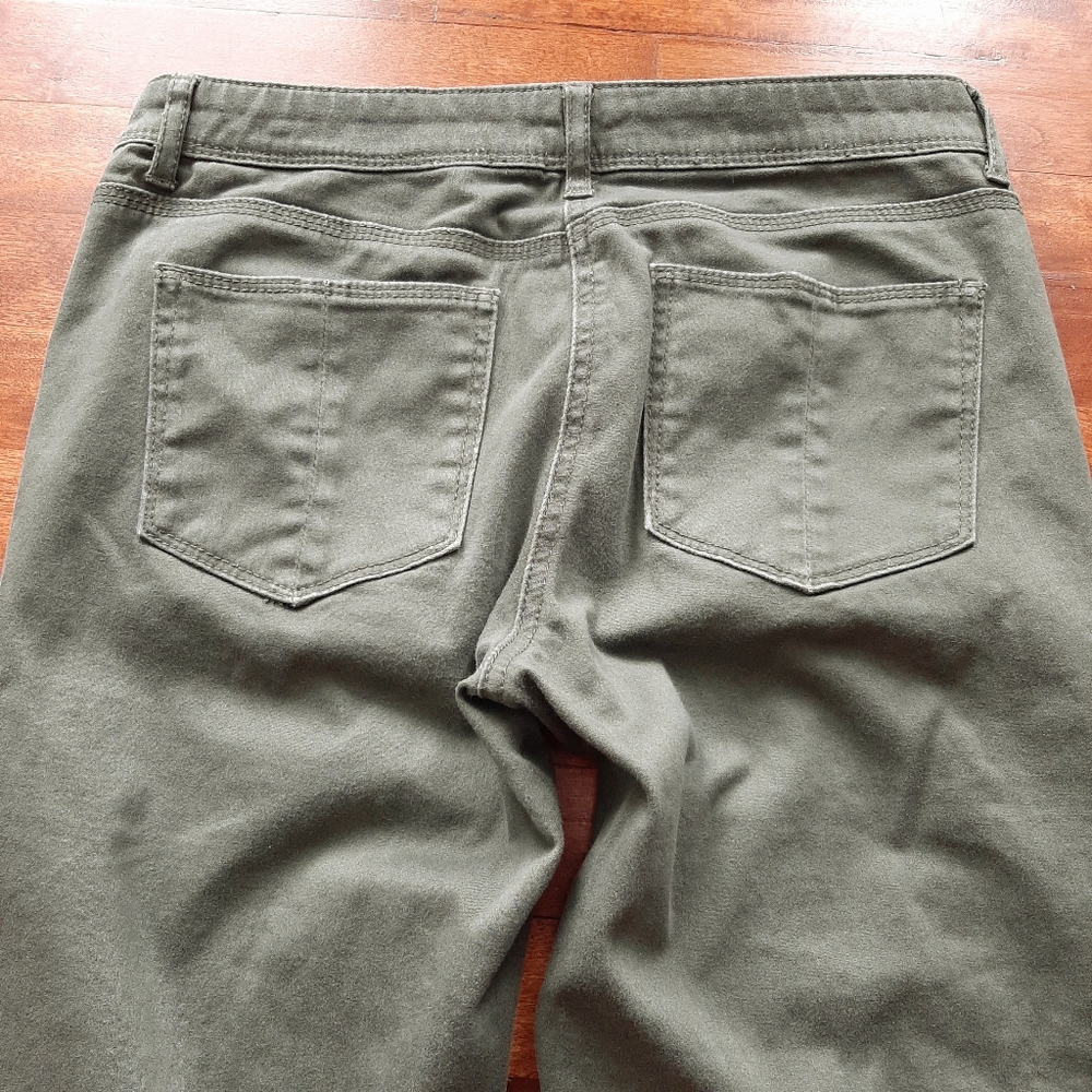 Jacob Low Rise Pants Olive Small - Picture 7 of 10